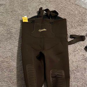 Cabelas classic series II Neoprene boot-foot waders, men (size 10) - new with ta